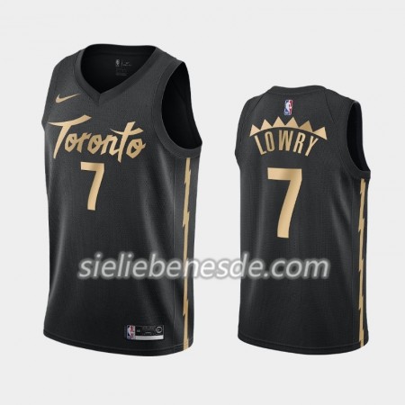 Herren NBA Toronto Raptors Trikot Kyle Lowry 7 Nike 2019-2020 City Edition Swingman
